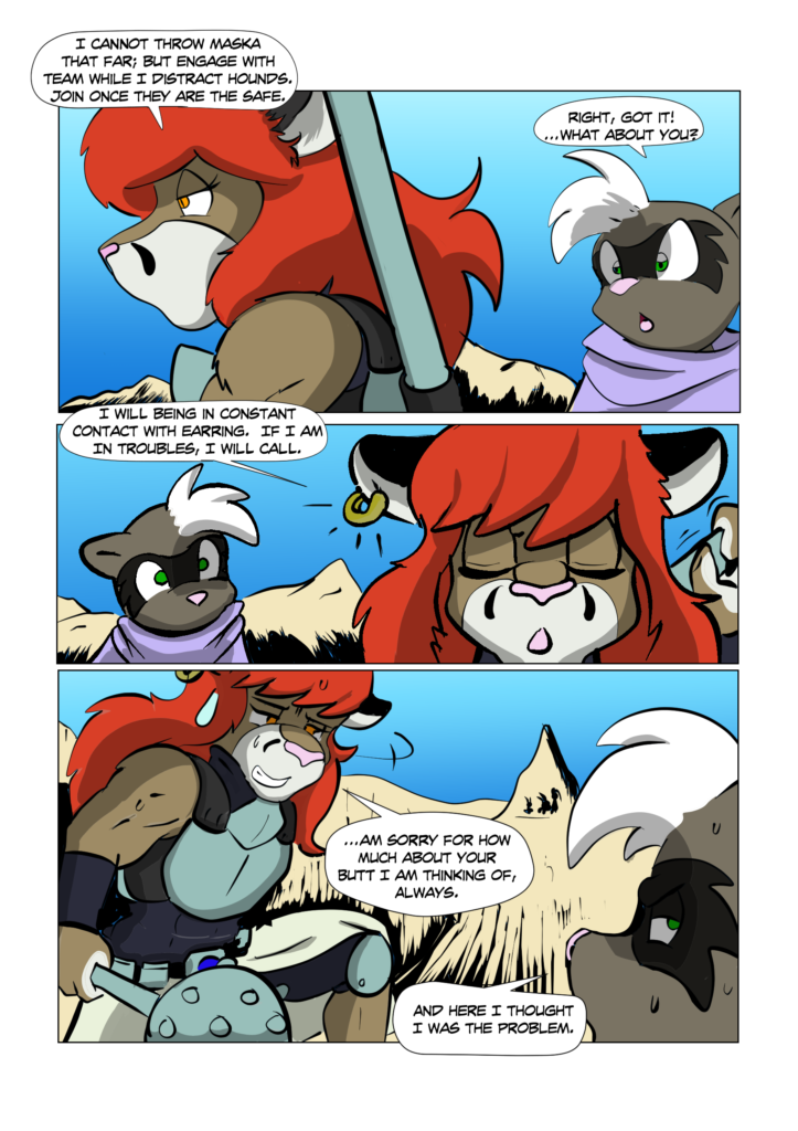 Tf_05_64 Kisuke and Katya plan their attack. Katya thinks about kisukes butt.